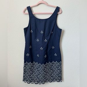 Lilly Pulitzer Clarita Navy Sailboat Dress
